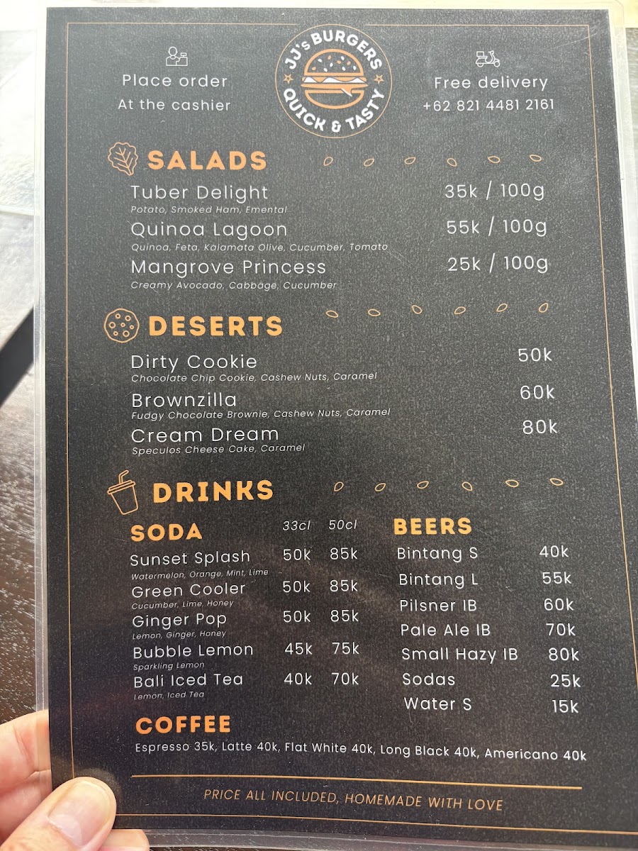 JJ's Burgers Photo Menu 3