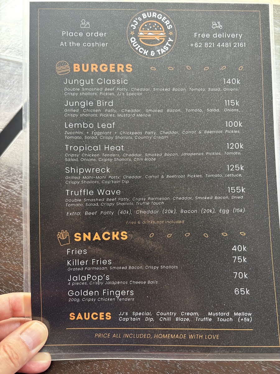 JJ's Burgers Photo Menu 4