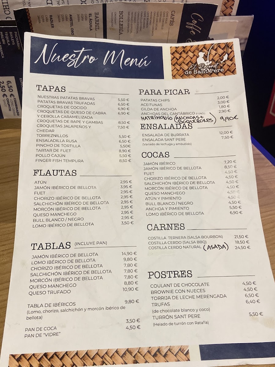 El Raconet de Sant Pere Photo Menu 3