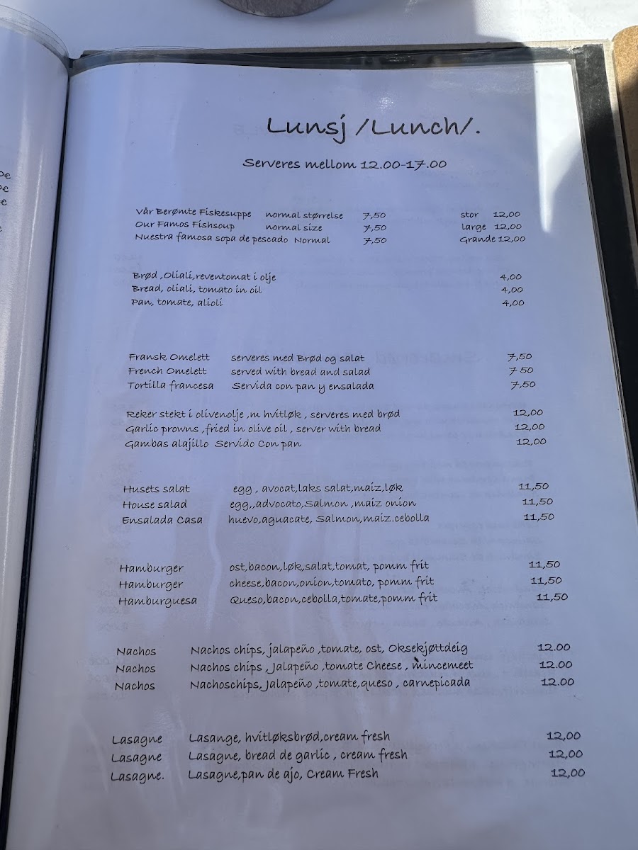 La Luna Restaurante Bar Photo Menu 10