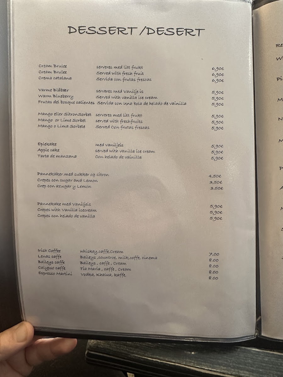 La Luna Restaurante Bar Photo Menu 6