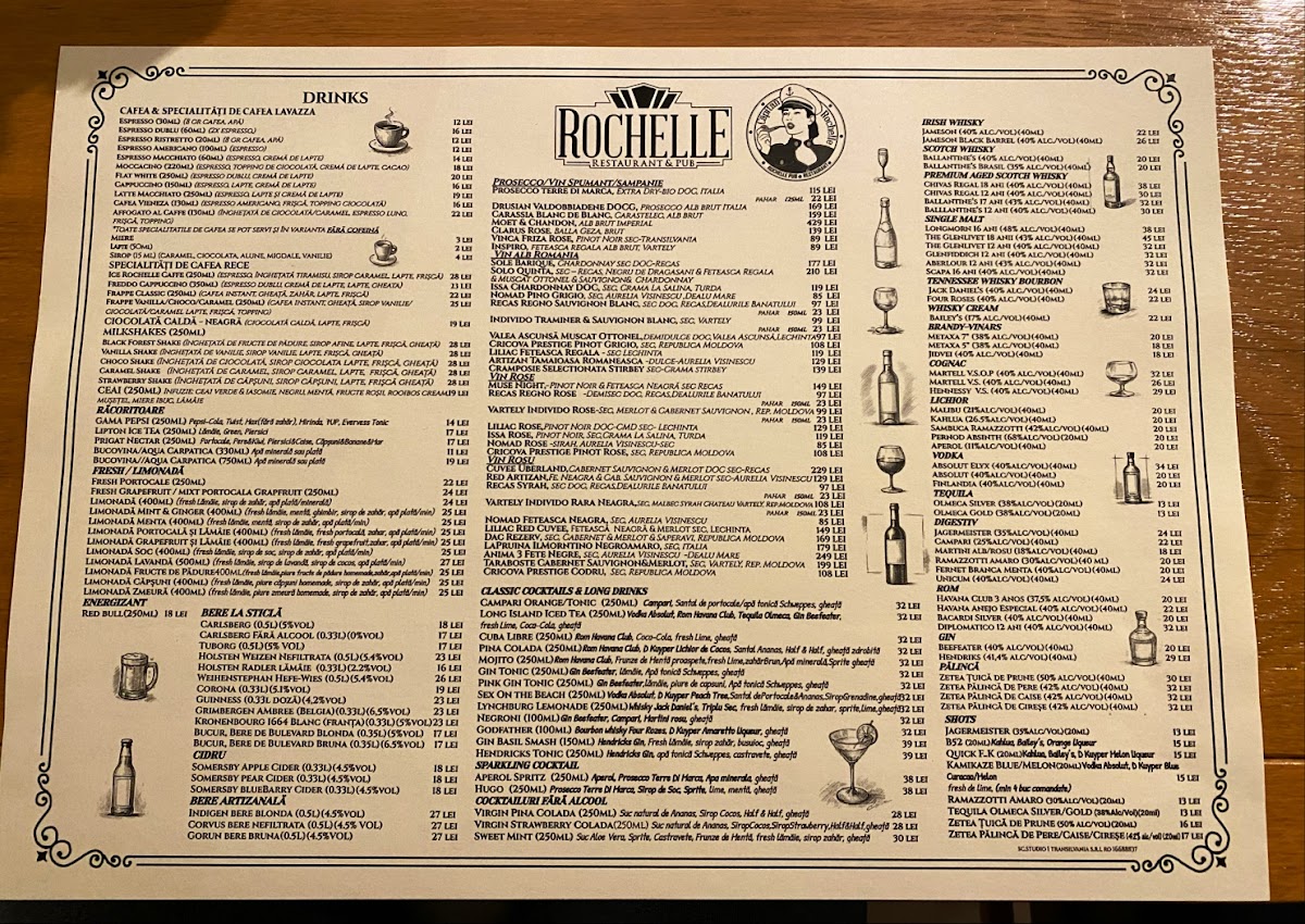 Rochelle Restaurant & Pub Photo Menu 2