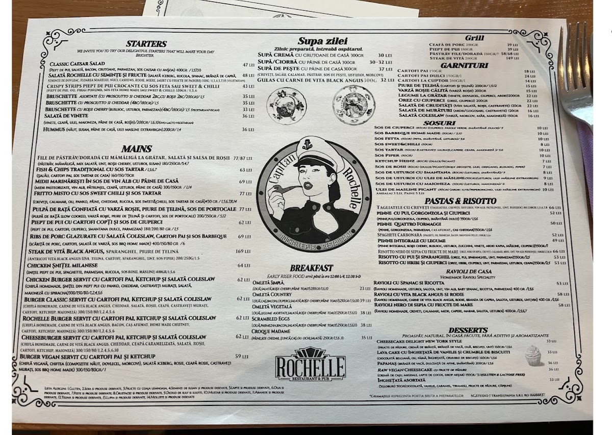 Rochelle Restaurant & Pub Photo Menu 3