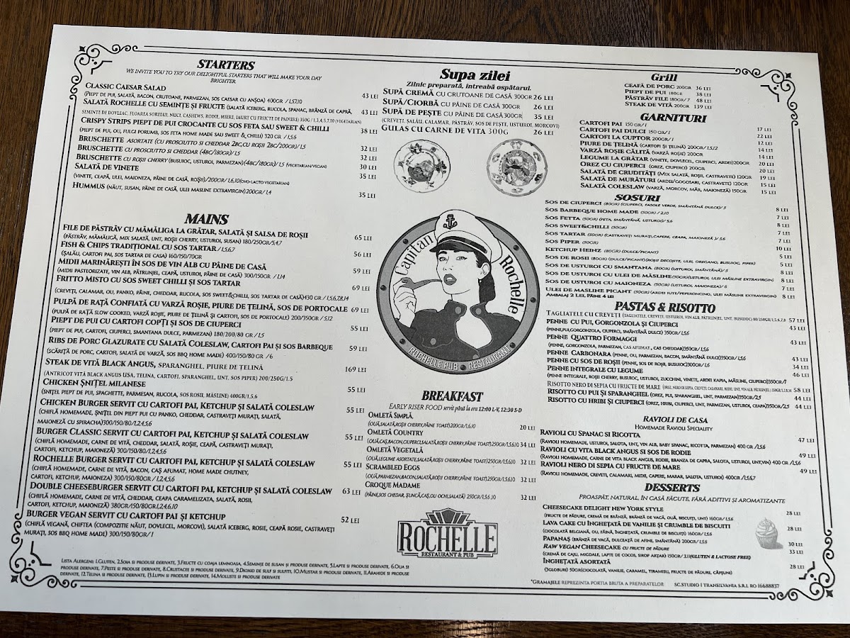 Rochelle Restaurant & Pub Photo Menu 9