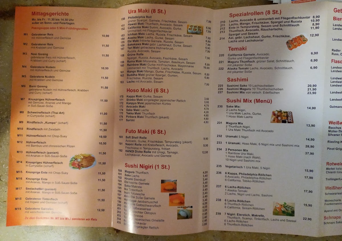 Hanoi Asia Sushi Photo Menu 6
