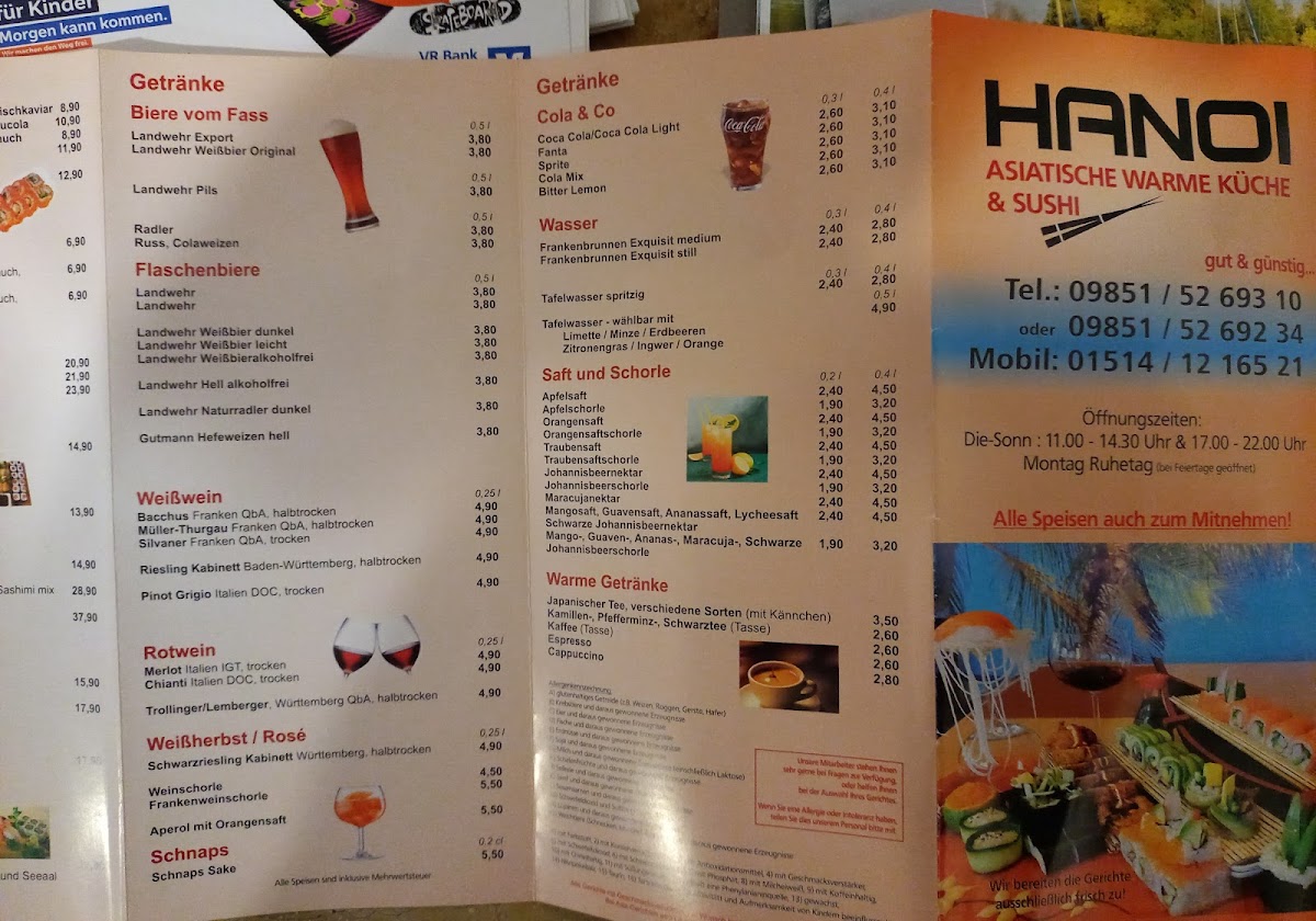 Hanoi Asia Sushi Photo Menu 7