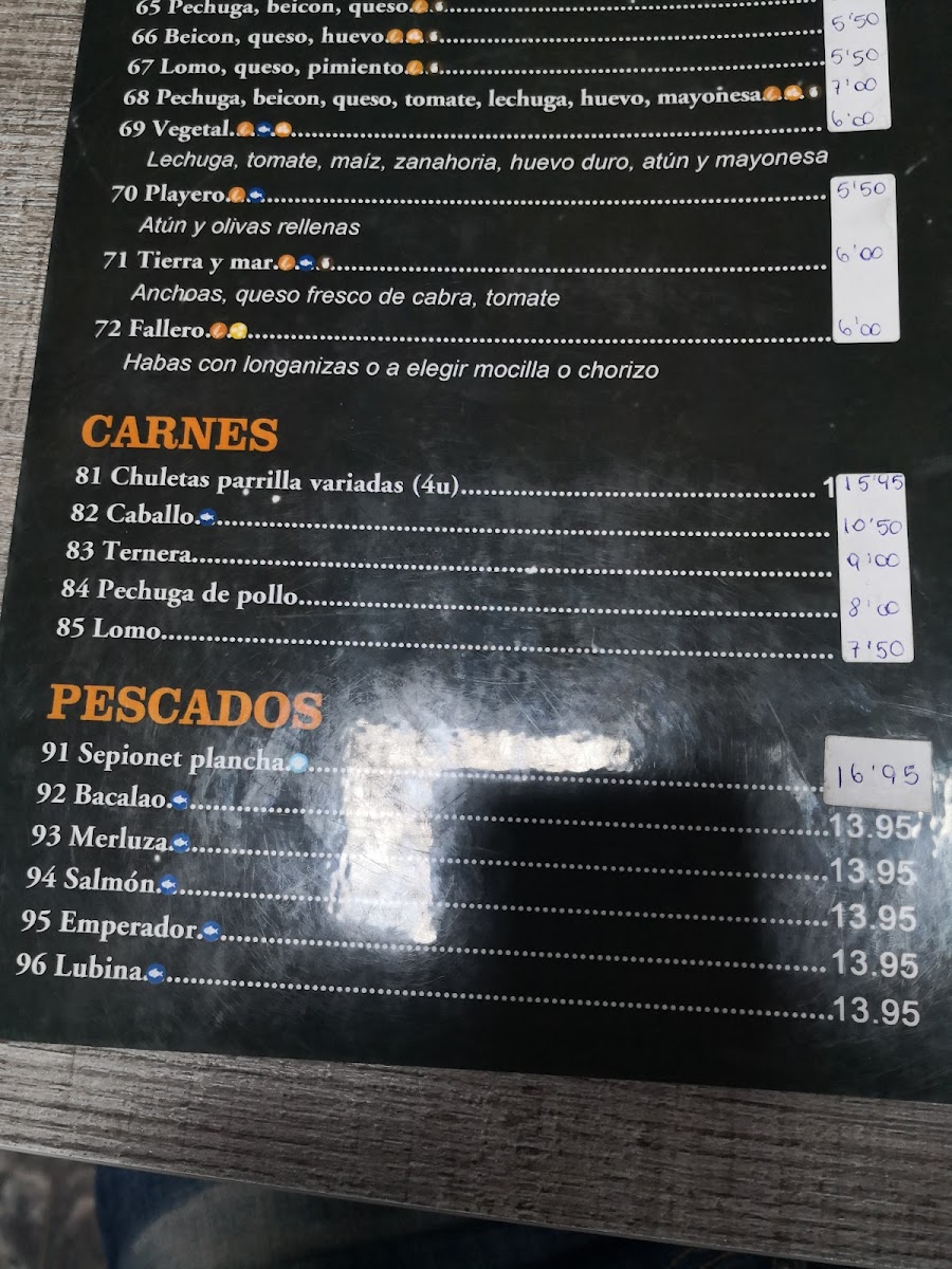 Bar Restaurante Sant Roc Photo Menu 3