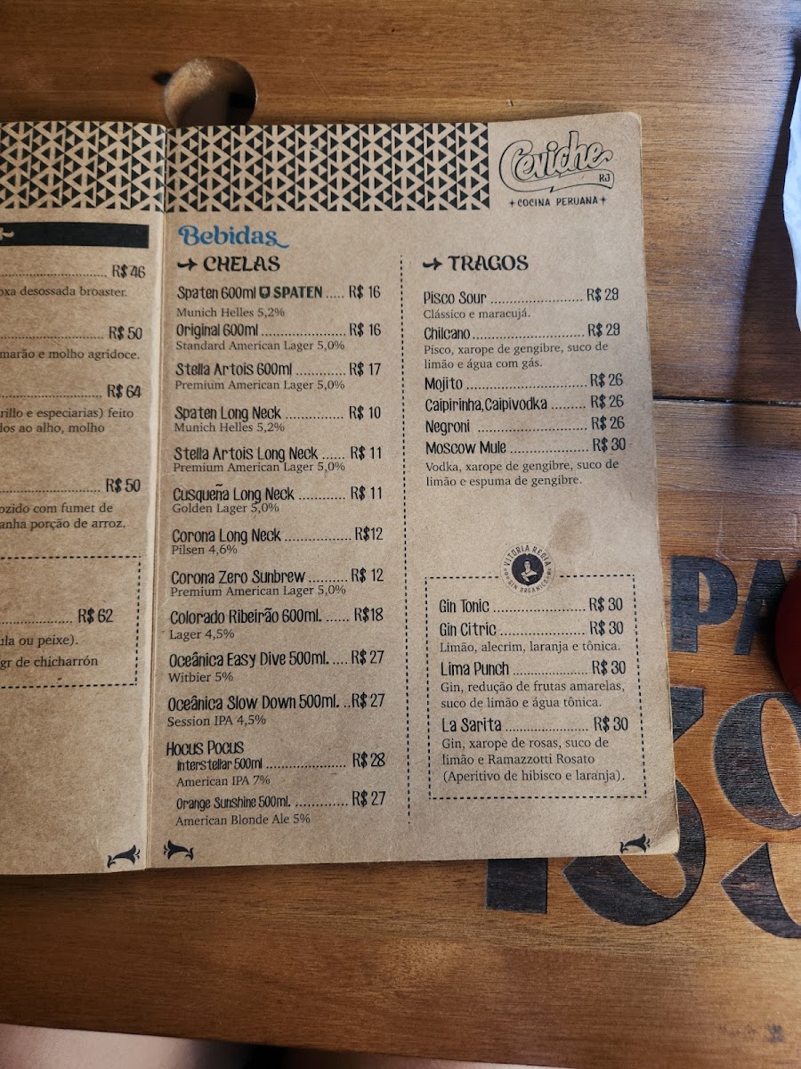 Ceviche RJ Flamengo Photo Menu 3