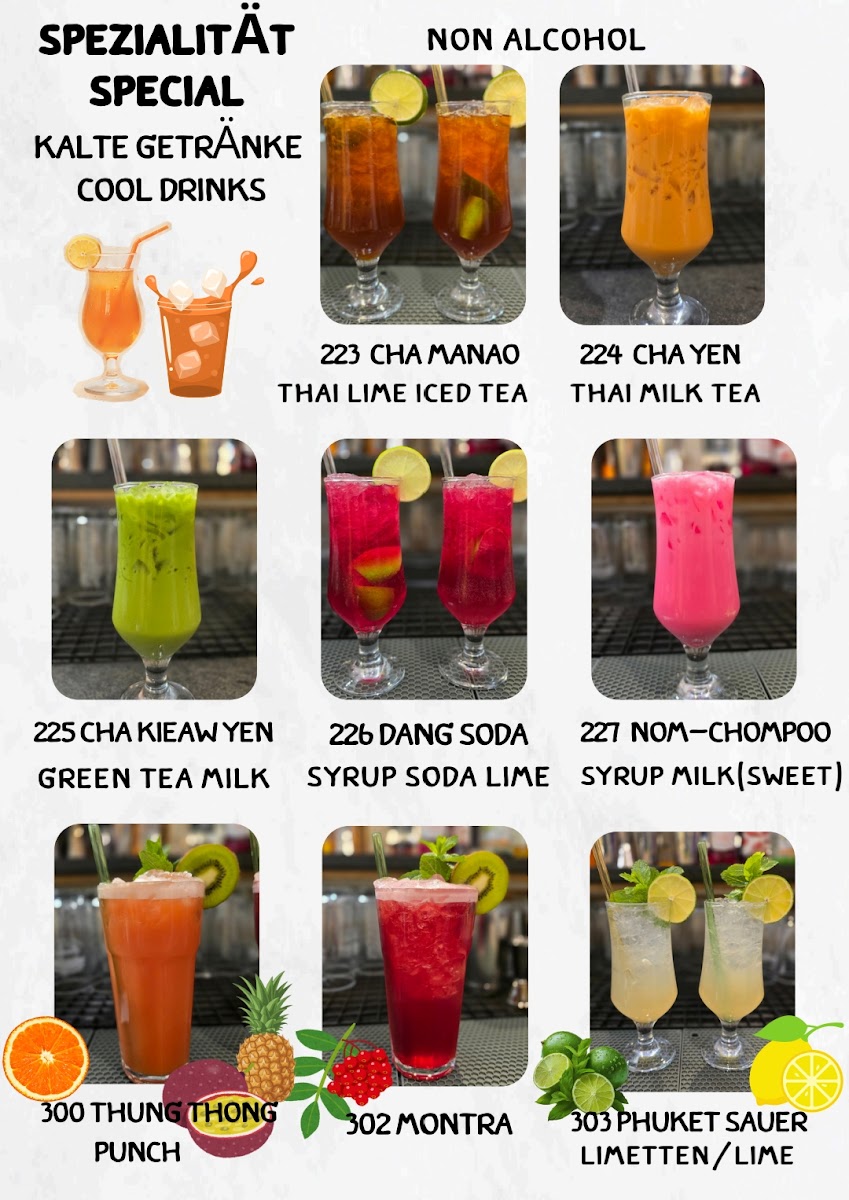 Thung Thong Thai Restaurant Photo Menu 2
