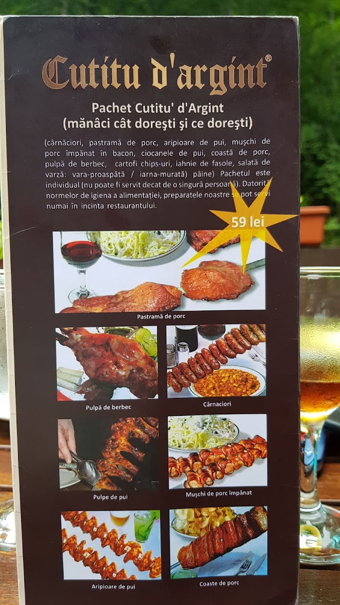 Cutitu d'Argint Photo Menu 2