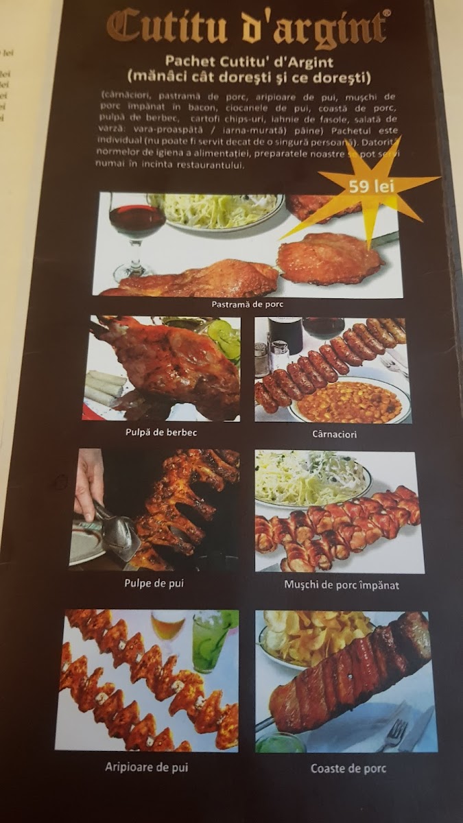 Cutitu d'Argint Photo Menu 6