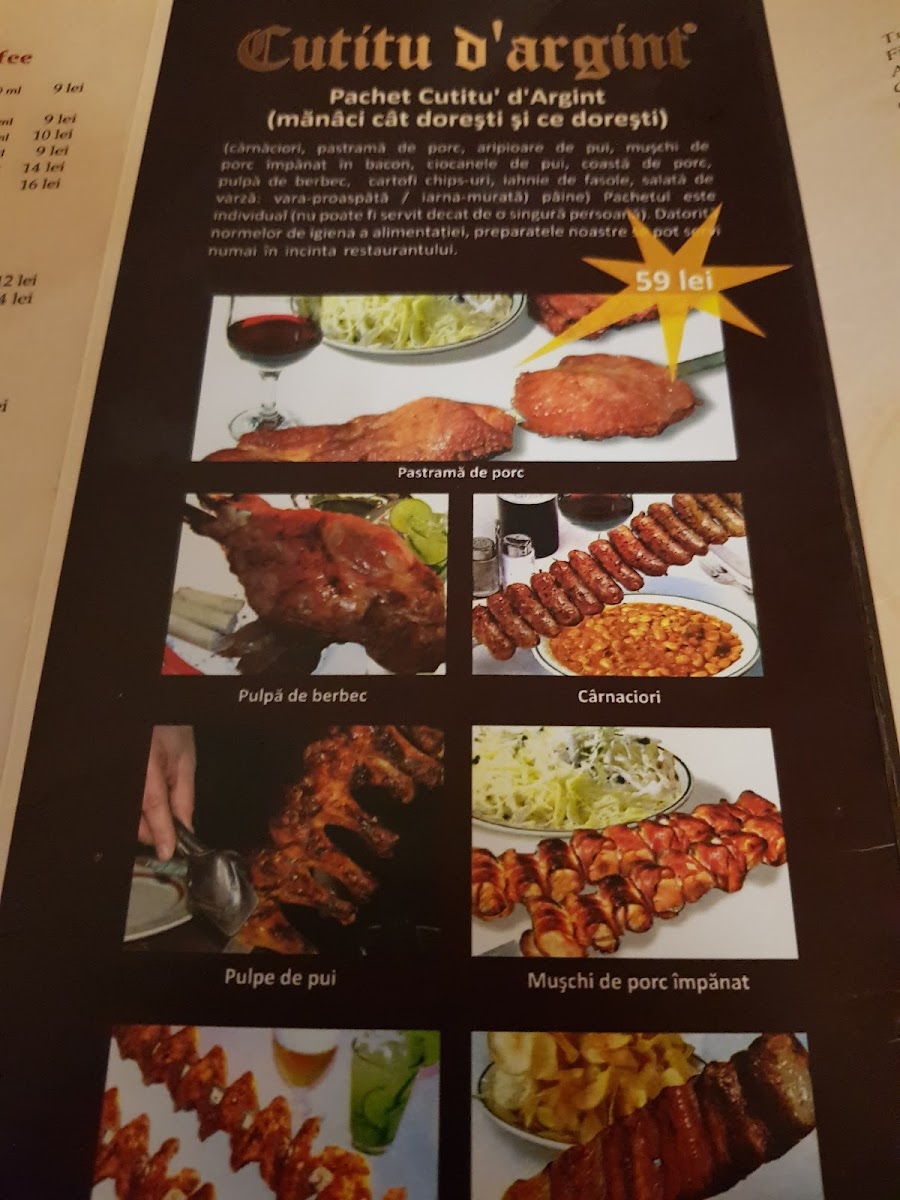 Cutitu d'Argint Photo Menu 8