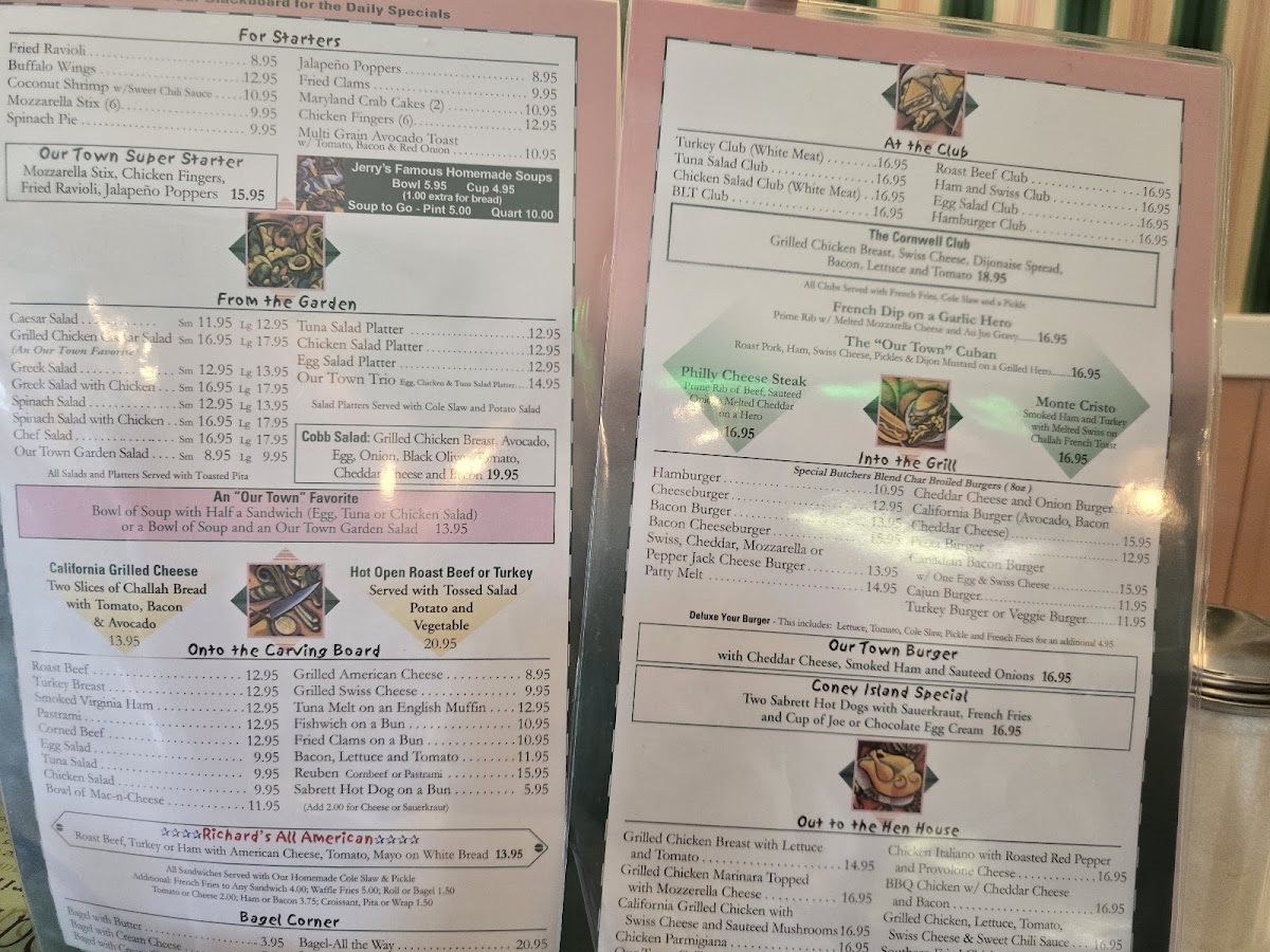 Our Town Grille Photo Menu 6