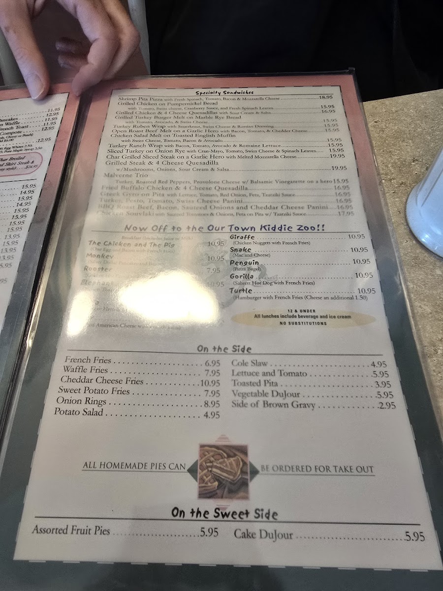 Our Town Grille Photo Menu 7