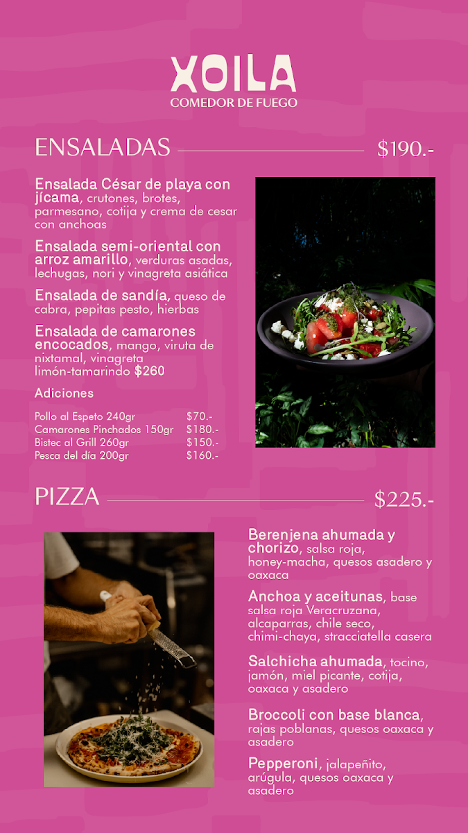 Xoila - Comedor de Fuego Photo Menu 3