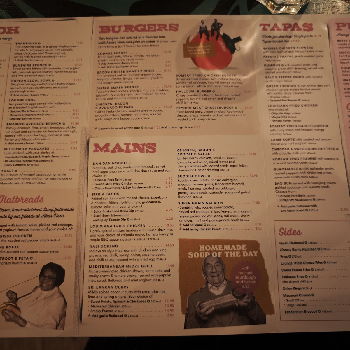 The Seaside Cafe Photo Menu 1