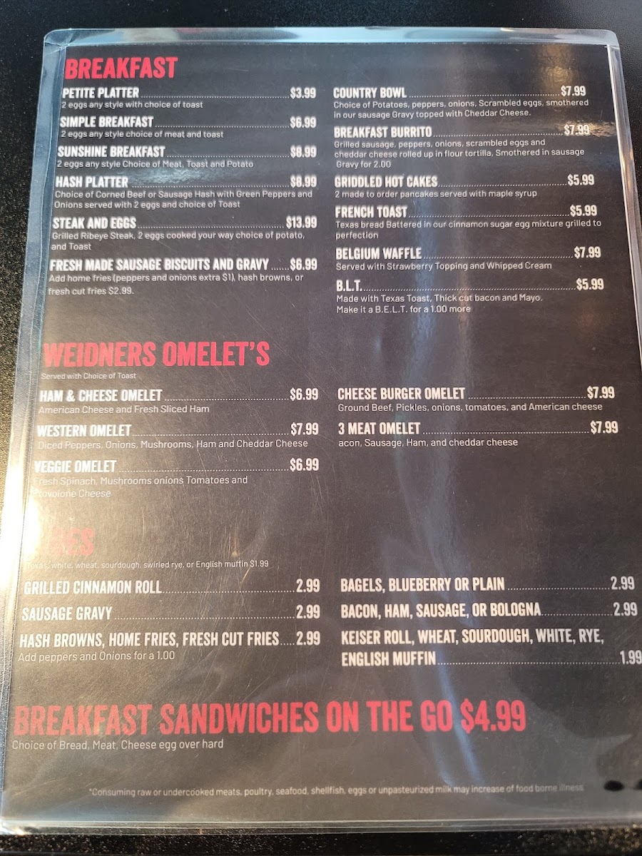Weidner's Corner 2 - Baltimore, OH Photo Menu 4