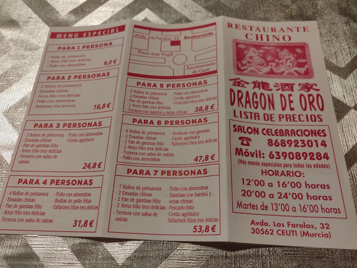 RESTAURANTE CHINO Dragon De Oro. Photo Menu 7