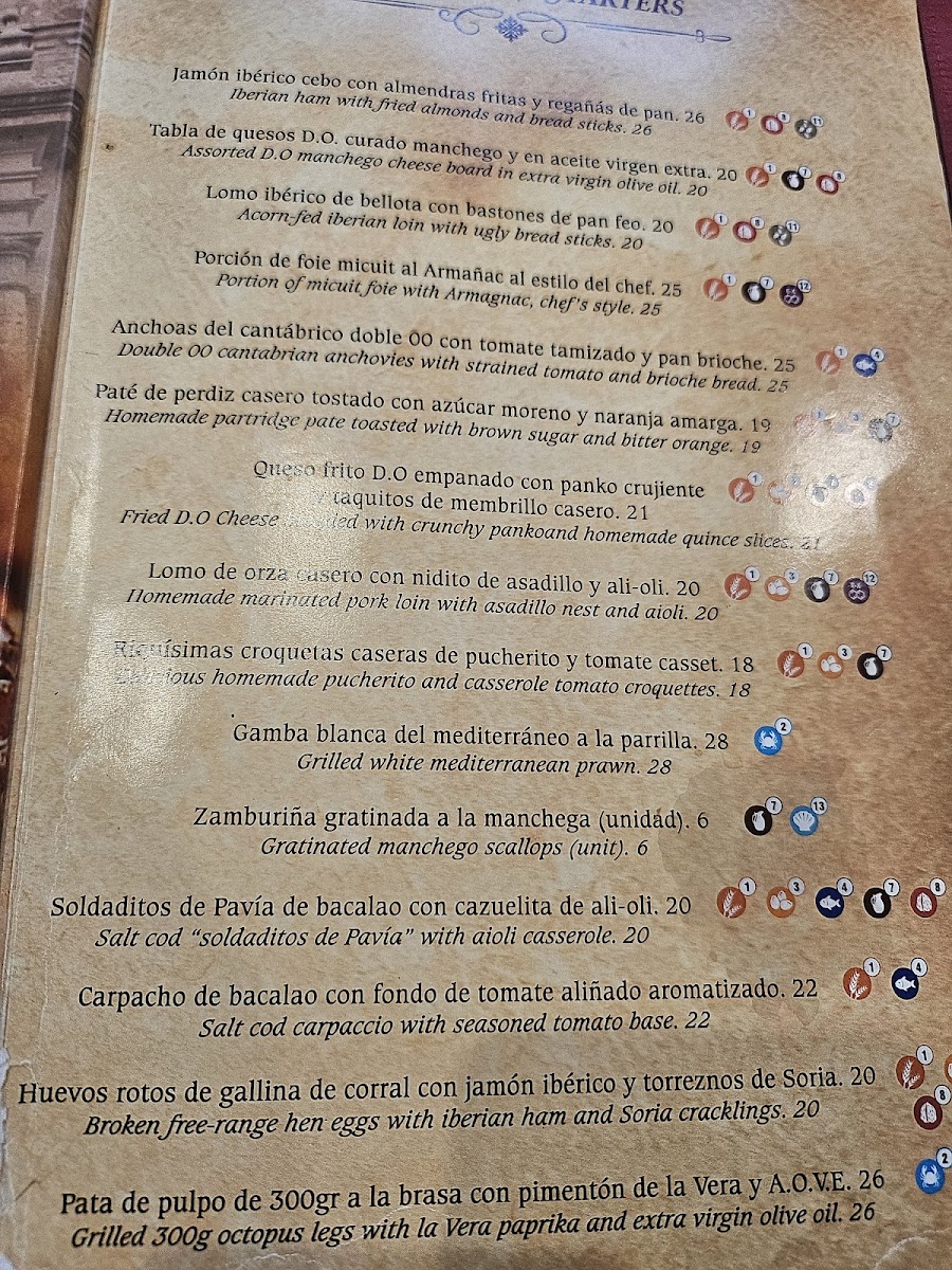 Restaurante La Parrilla de San Agustín Photo Menu 1