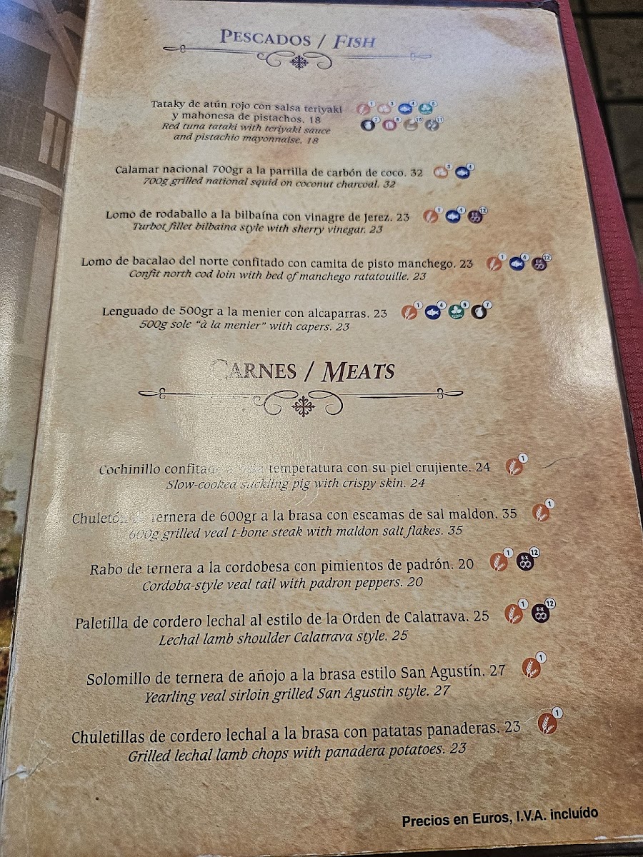 Restaurante La Parrilla de San Agustín Photo Menu 3