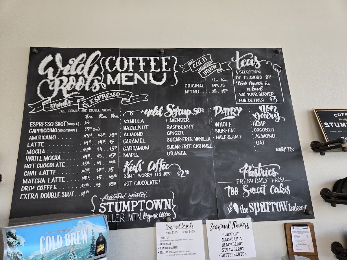 WildRoots Coffeehouse Photo Menu 3