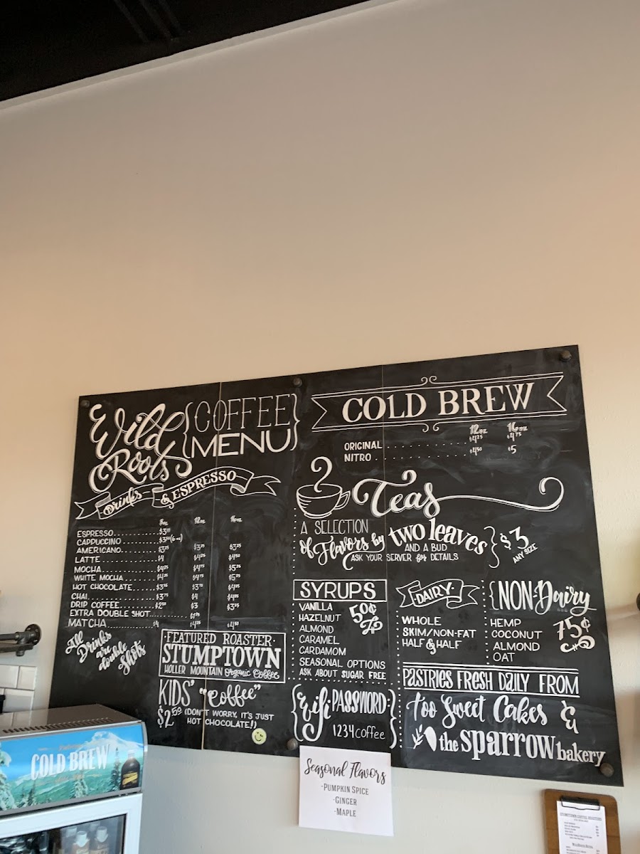 WildRoots Coffeehouse Photo Menu 4