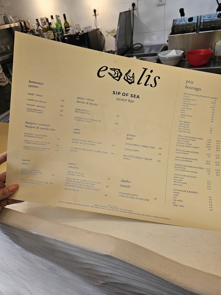 Edulis oyster bar Photo Menu 2