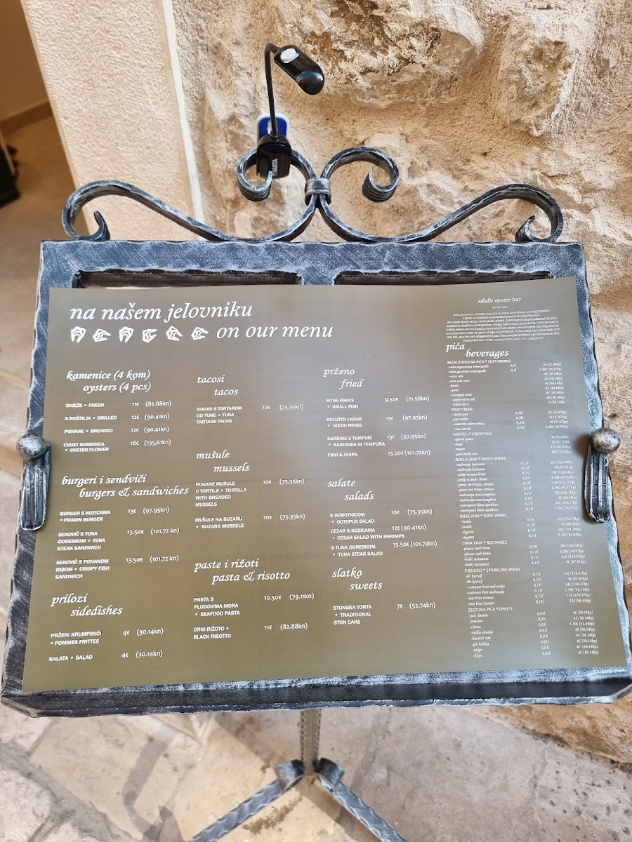Edulis oyster bar Photo Menu 7