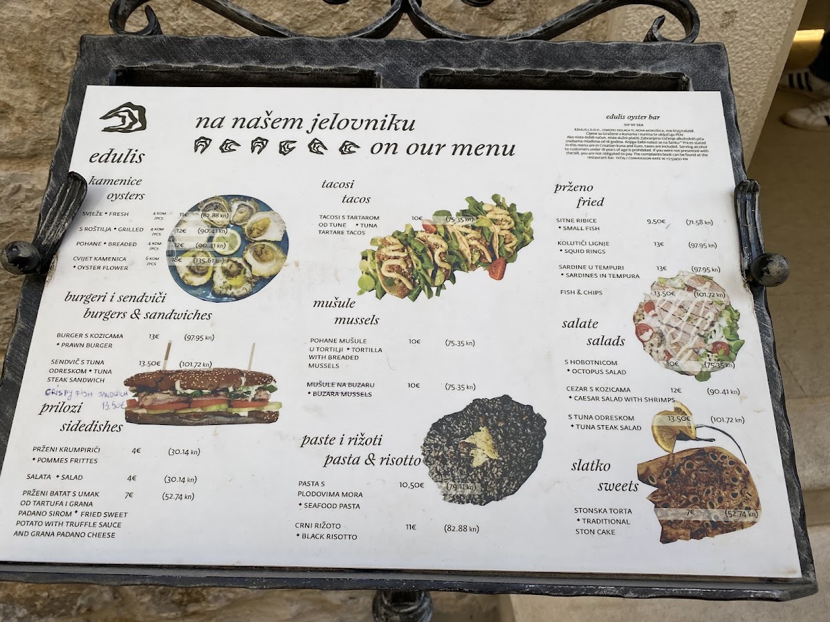 Edulis oyster bar Photo Menu 8