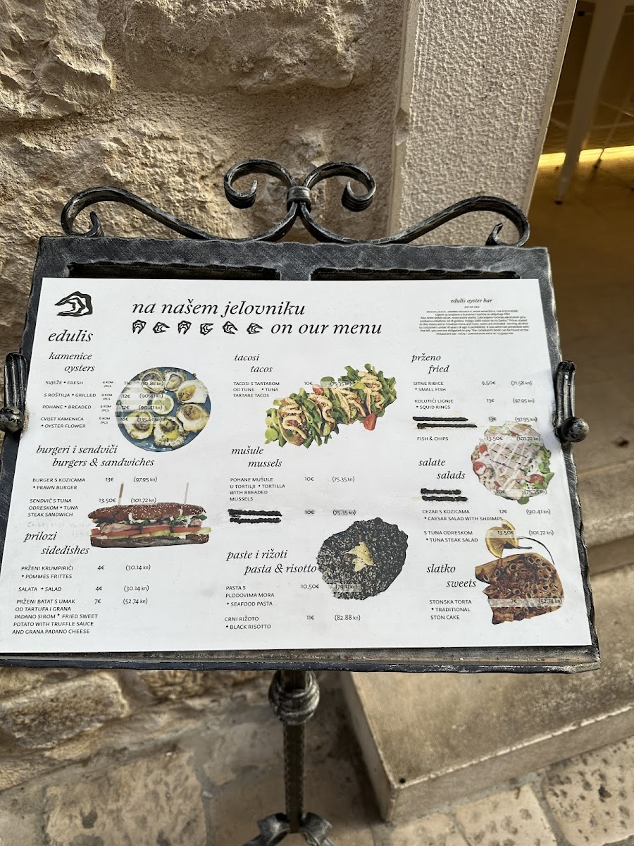 Edulis oyster bar Photo Menu 9
