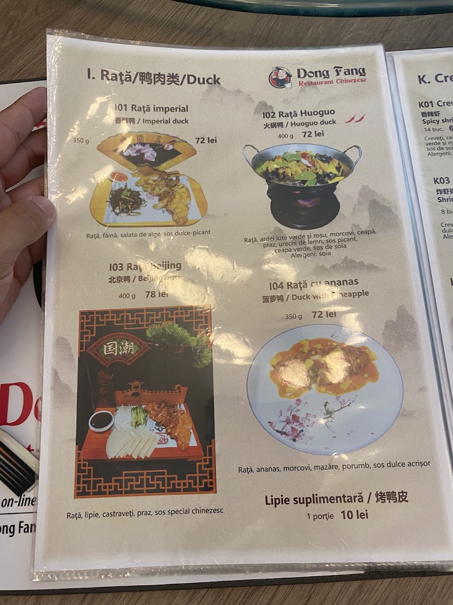 Dong Fang Restaurant Chinezesc Photo Menu 10