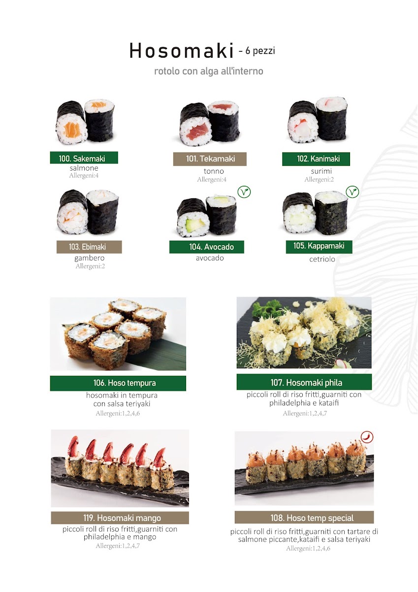 GIN SUSHI Oderzo ristorante giapponese Photo Menu 9