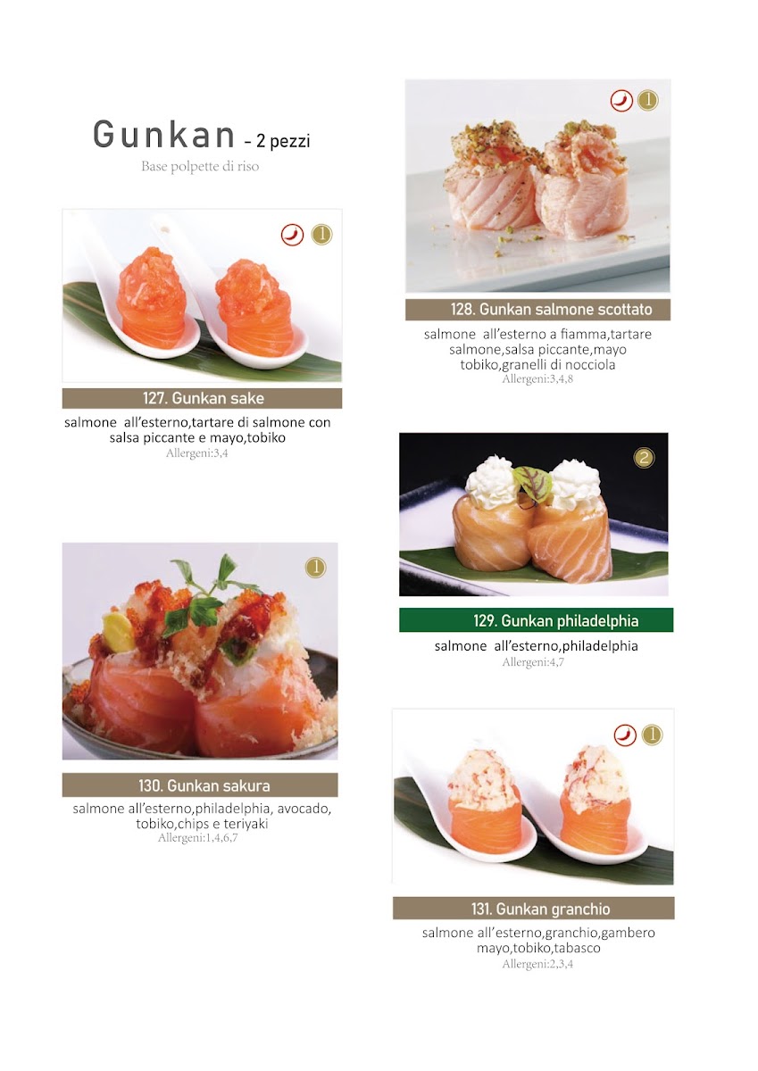 GIN SUSHI Oderzo ristorante giapponese Photo Menu 6