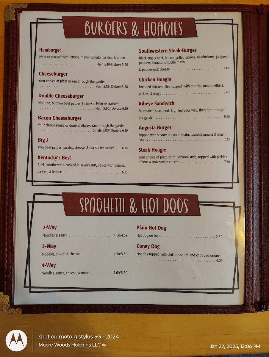 Augusta General Store Restaurant & Gift Shop Photo Menu 1