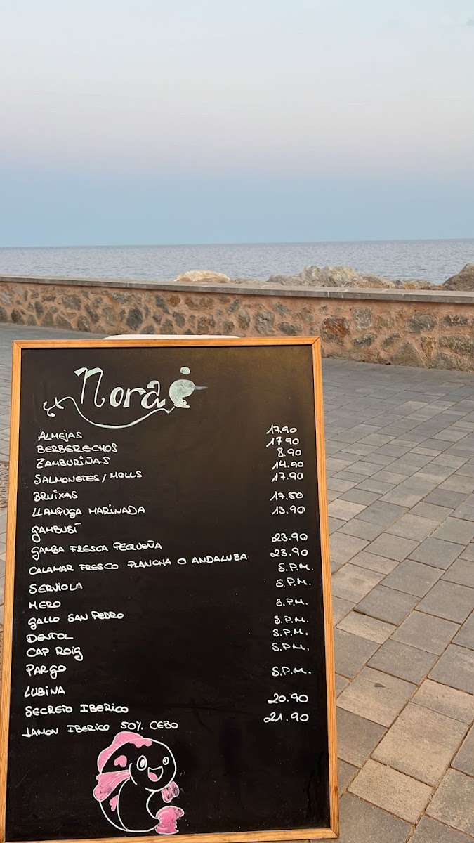 Norai Cala Rajada Restaurant-Cafeteria Photo Menu 8