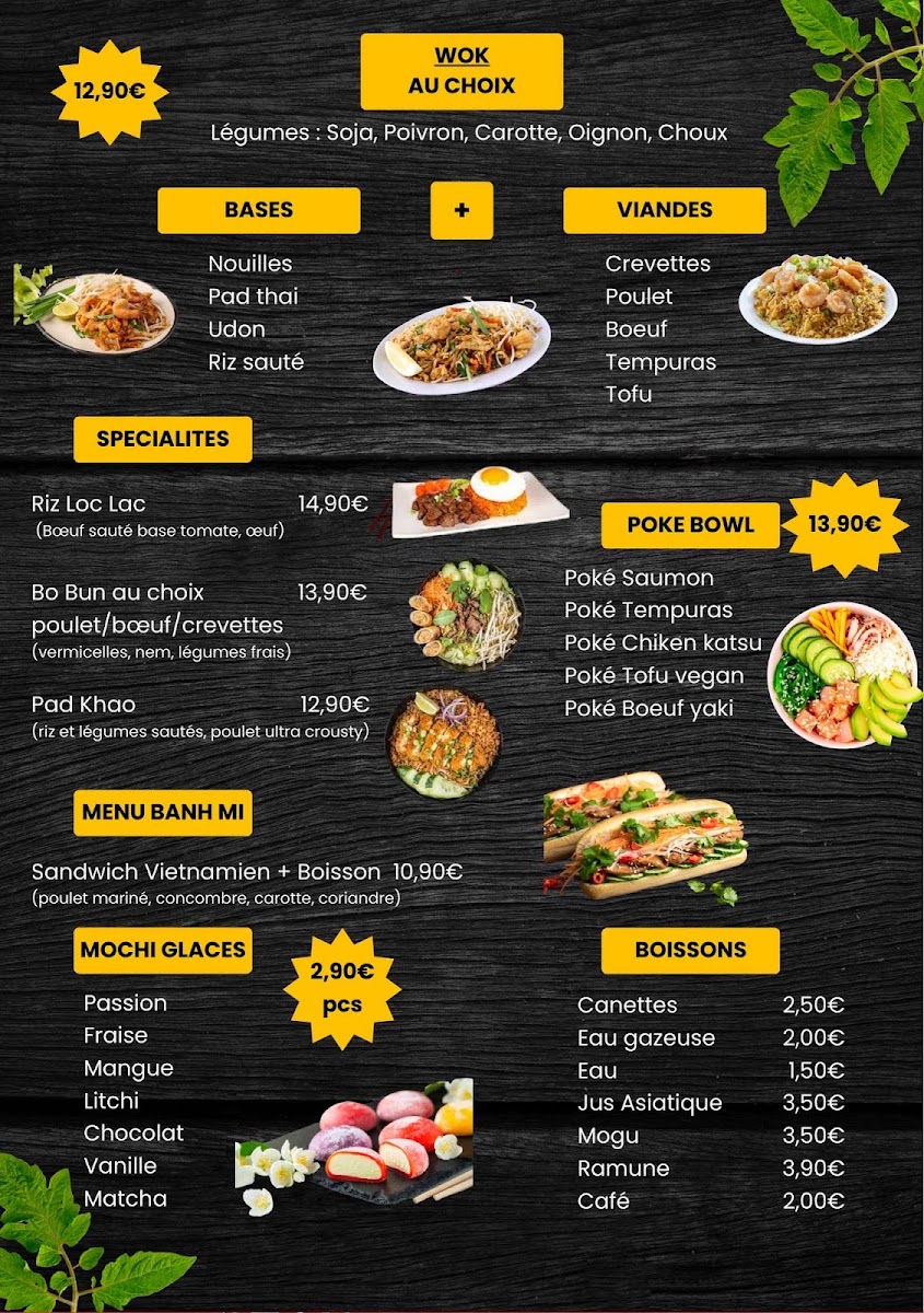 Lao Asian Food Photo Menu 1