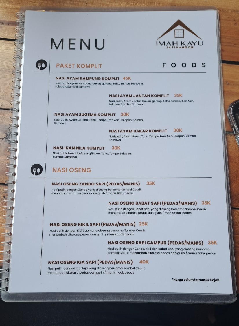 Imah Kayu Jatinangor Photo Menu 3