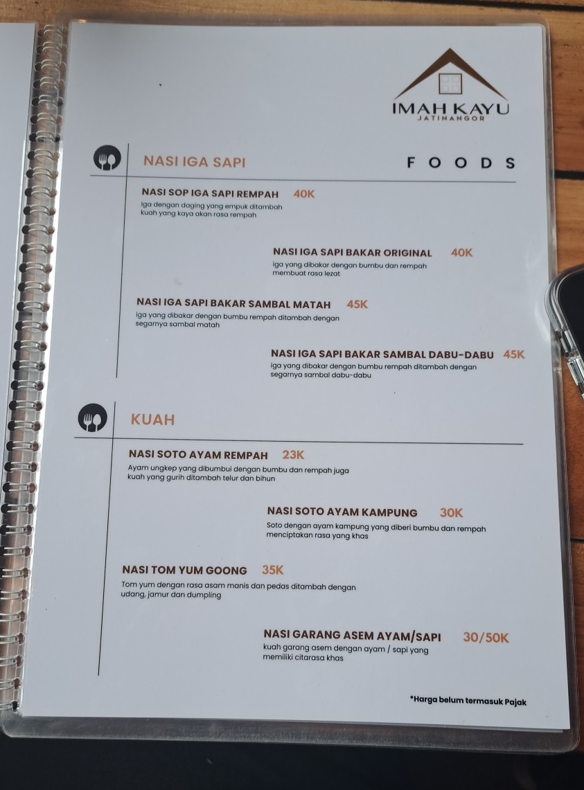 Imah Kayu Jatinangor Photo Menu 5