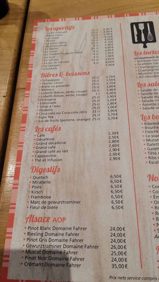 Lard et Crème Photo Menu 2