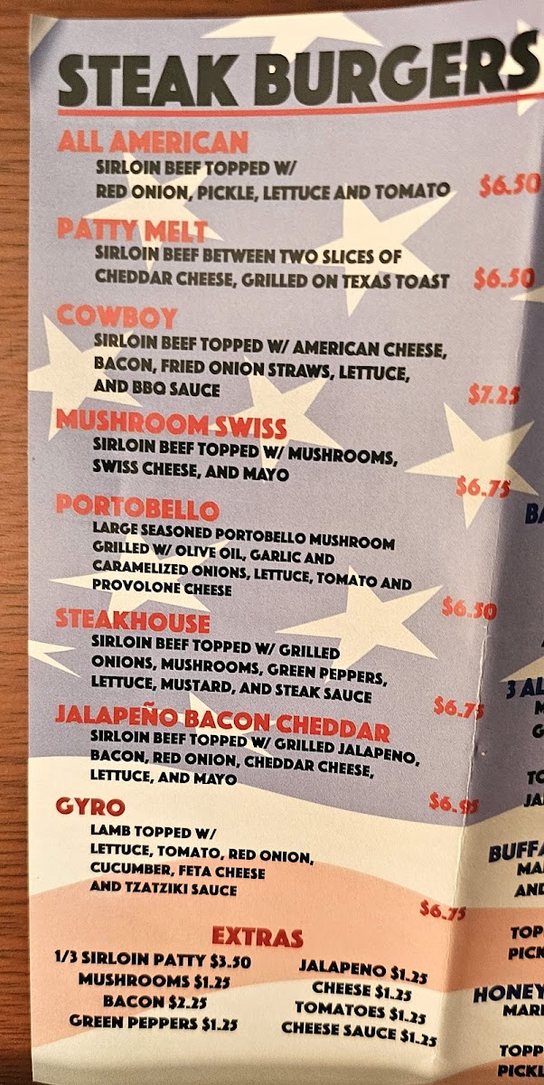 The Heroes Grill Photo Menu 3