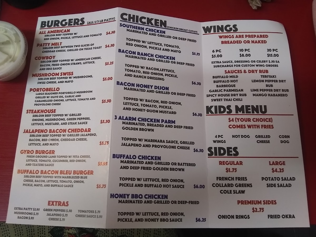 The Heroes Grill Photo Menu 9