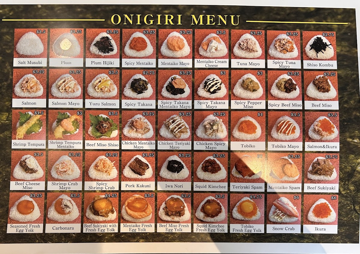 Onigiri Onibe Photo Menu 3