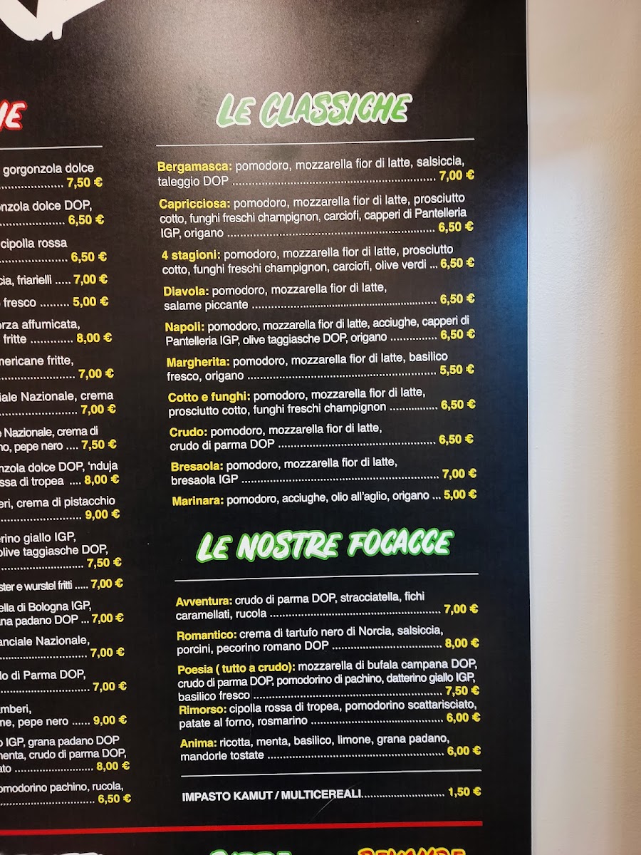Pizz&Core Photo Menu 2