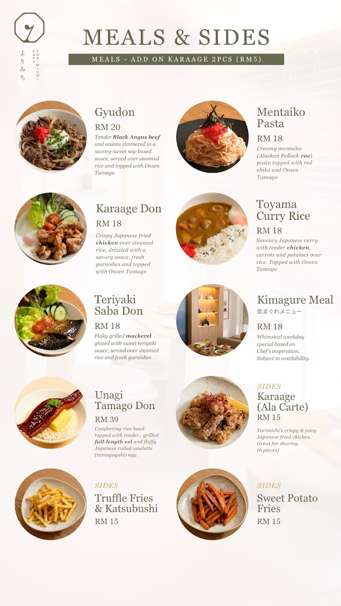Yorimichi Cafeよりみち Photo Menu 1