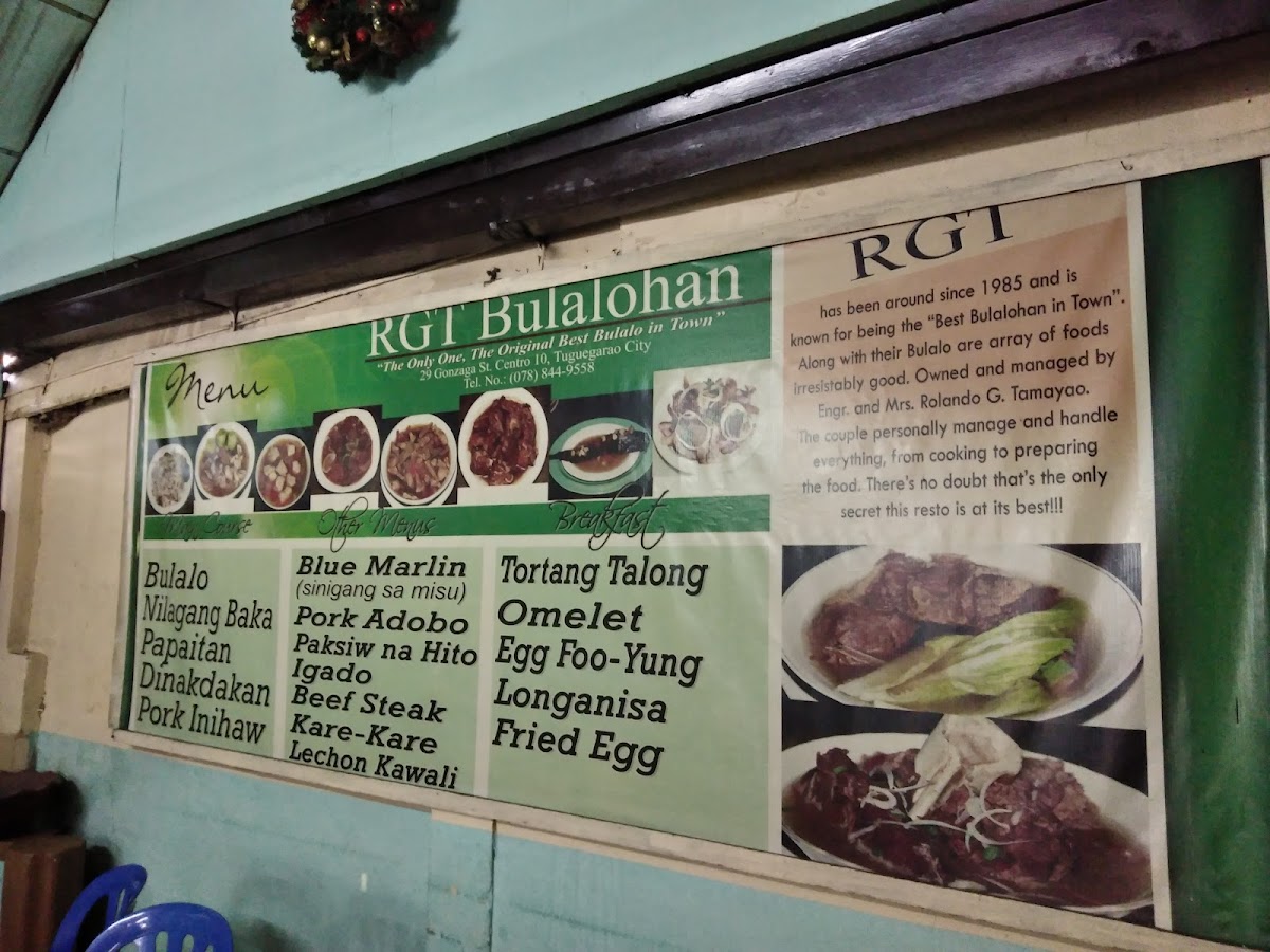 RGT Bulaluhan Photo Menu 1