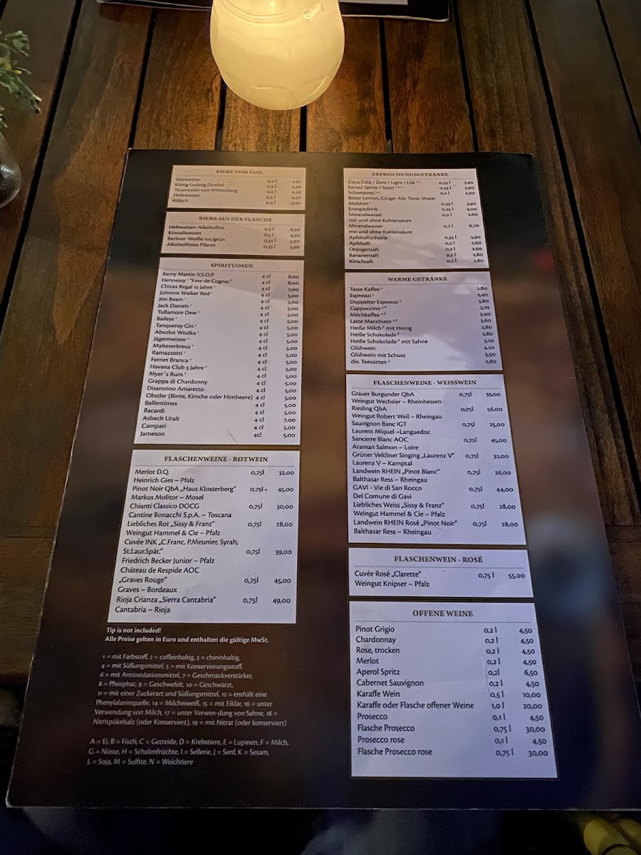FAUSTUS SCHNITZELHAUS Photo Menu 10