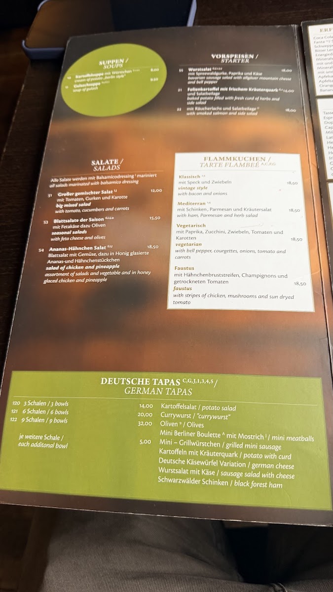 FAUSTUS SCHNITZELHAUS Photo Menu 3