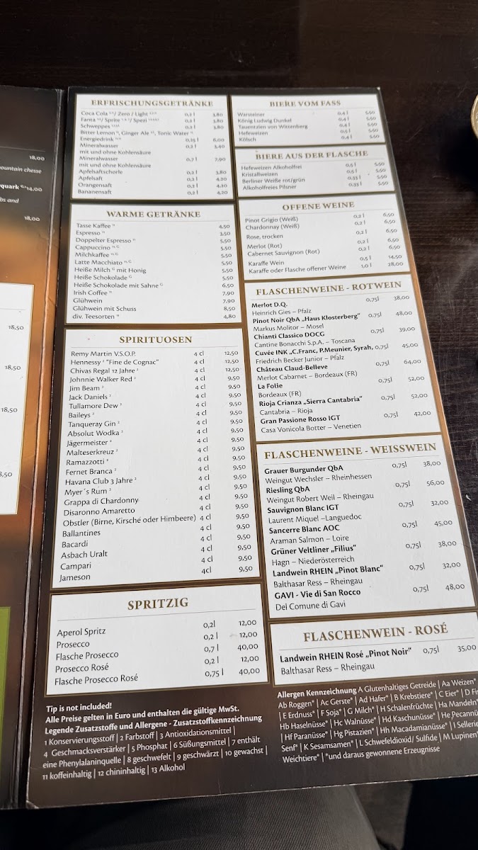 FAUSTUS SCHNITZELHAUS Photo Menu 6