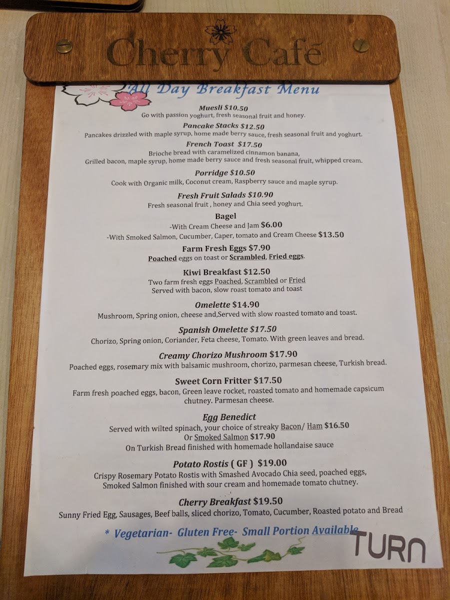 Cherry Cafe Photo Menu 7