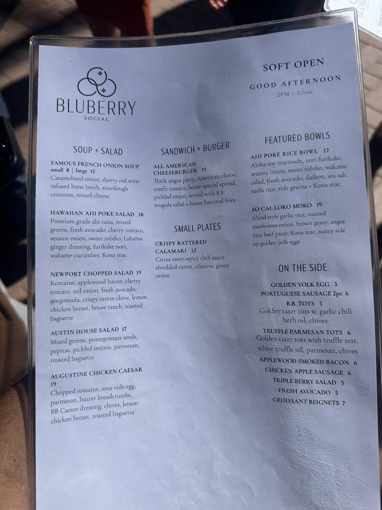 Bluberry Social Photo Menu 7
